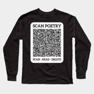 Scan Poetry Project - Storm in the Black Forest Long Sleeve T-Shirt